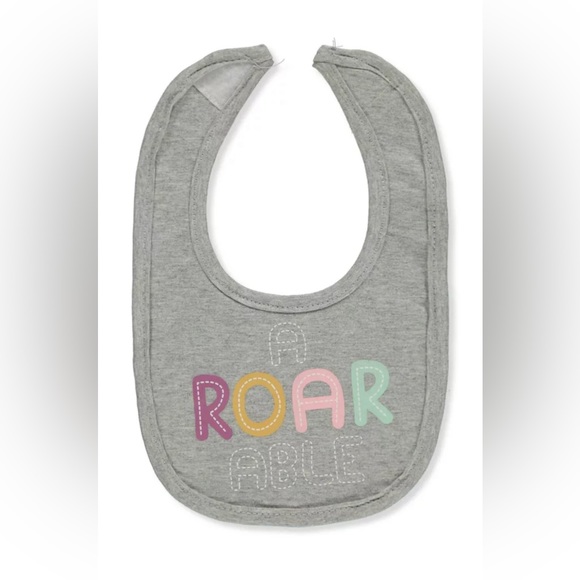 Land of Wishes Baby👶🏽Girls'👧🏻3Pc Dinosaurs🦕Set Outfit gray/multi Sz 3-6M - Picture 3 of 6